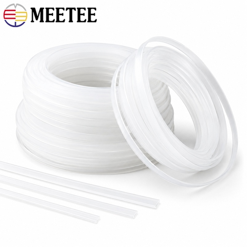 Textile Sewing Support - 20M 4-12mm Clear PP Plastic Corset