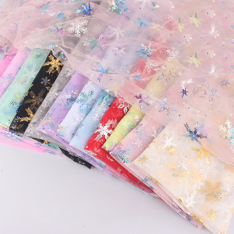 Sewing By - New listing Frozen Mesh Fabric Colorful