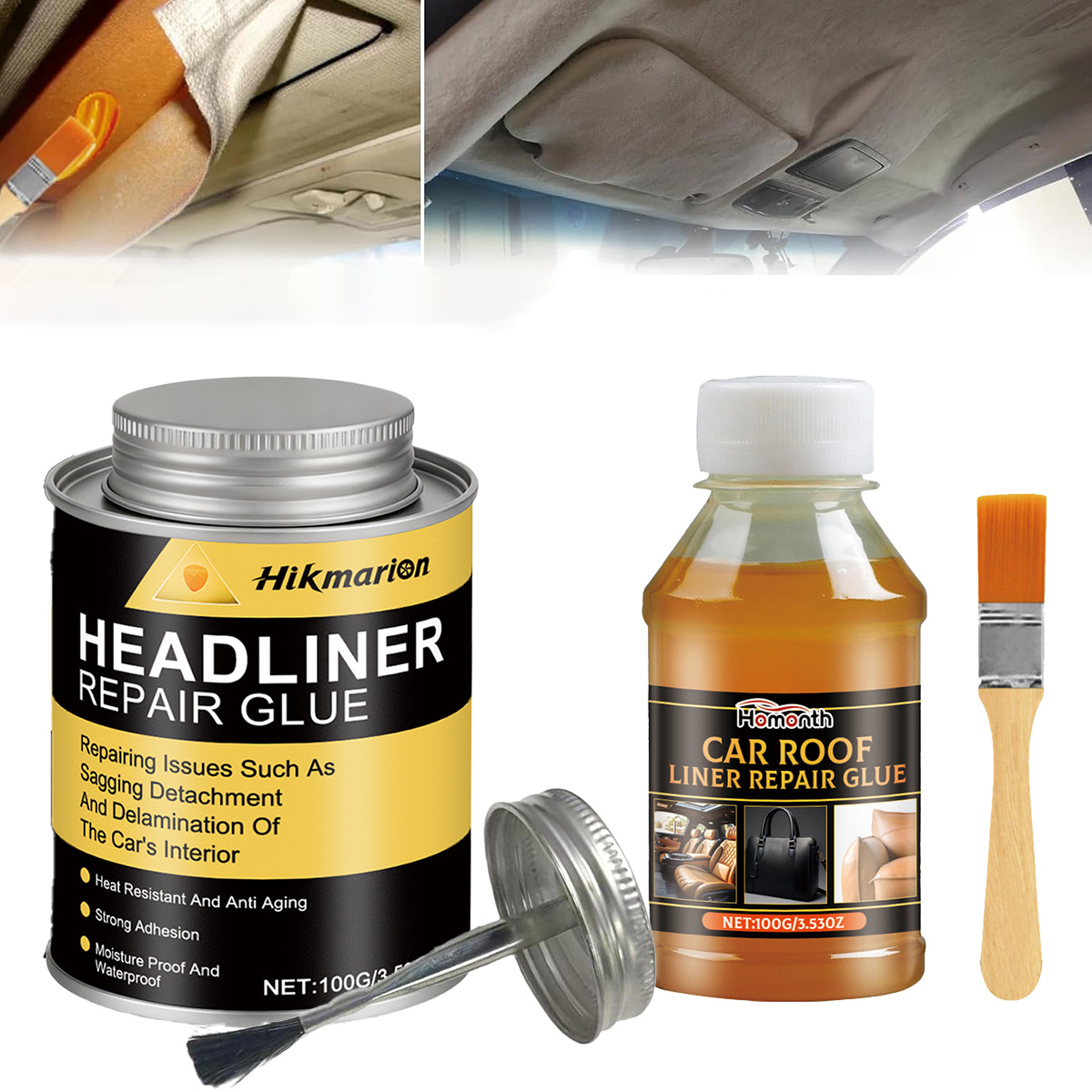 Fabric Glue Bond - Headliner Repair Glue 100ml Strong Bond