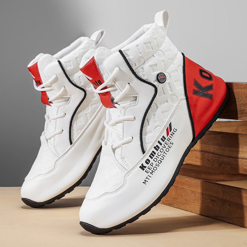 Sewing Garment - Men's High-Top Boots, Comfortable Lining, Wear-Resistant