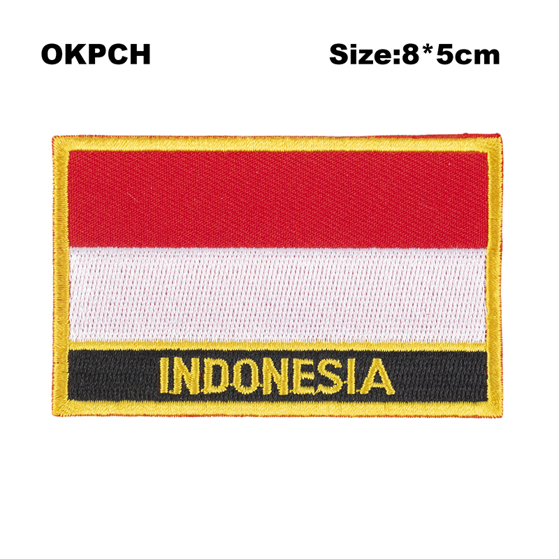 Sewing Indonesia - Iraq Lá Cờ Thêu Miếng Dán
