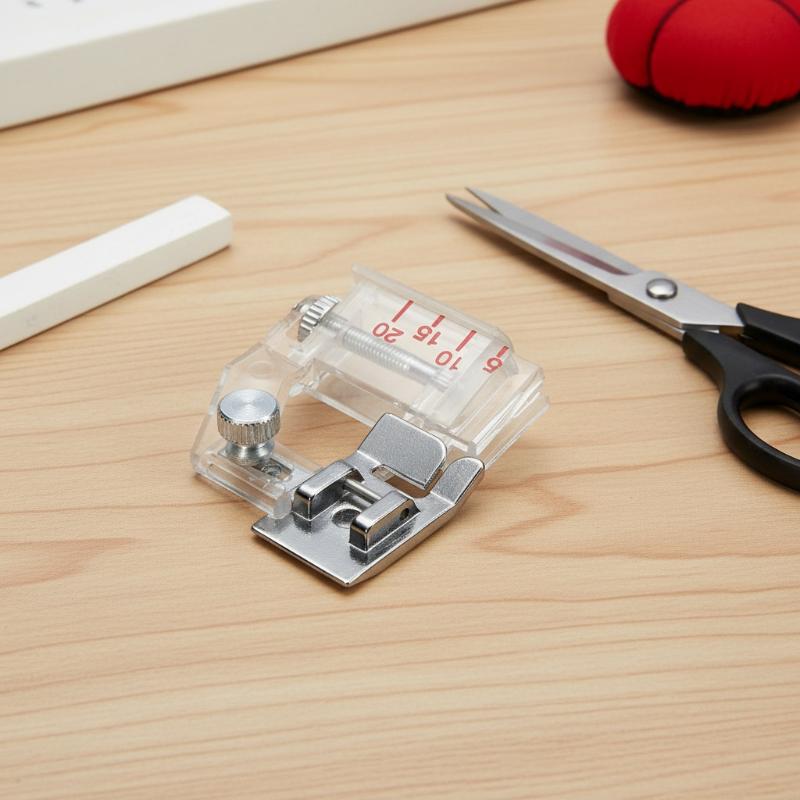 Sewing Machine For Textile - Adjustable Bias Tape Binding Foot Snap