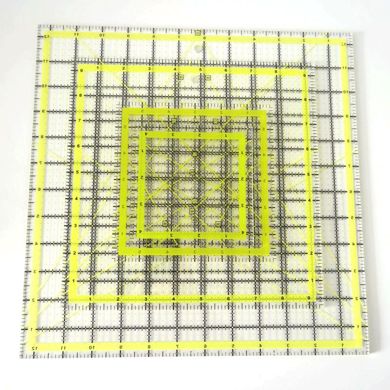 4Pcs Square Acrylic Quilting R - đánh giá và giá Quilting Ruler Square