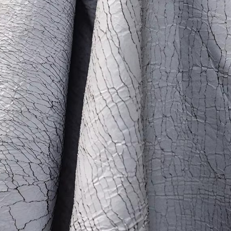 Grey Retro Cracked Leather Tex - đánh giá và giá Sewing Textile Art