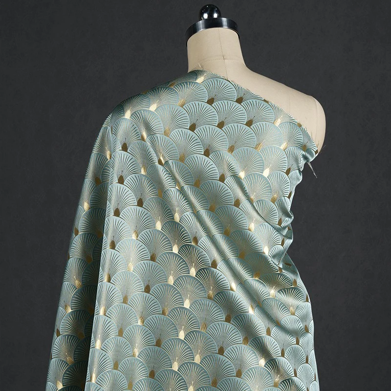 Ginkgo Leaf Fan Shaped Jacquar - đánh giá và giá Sewing Fabric