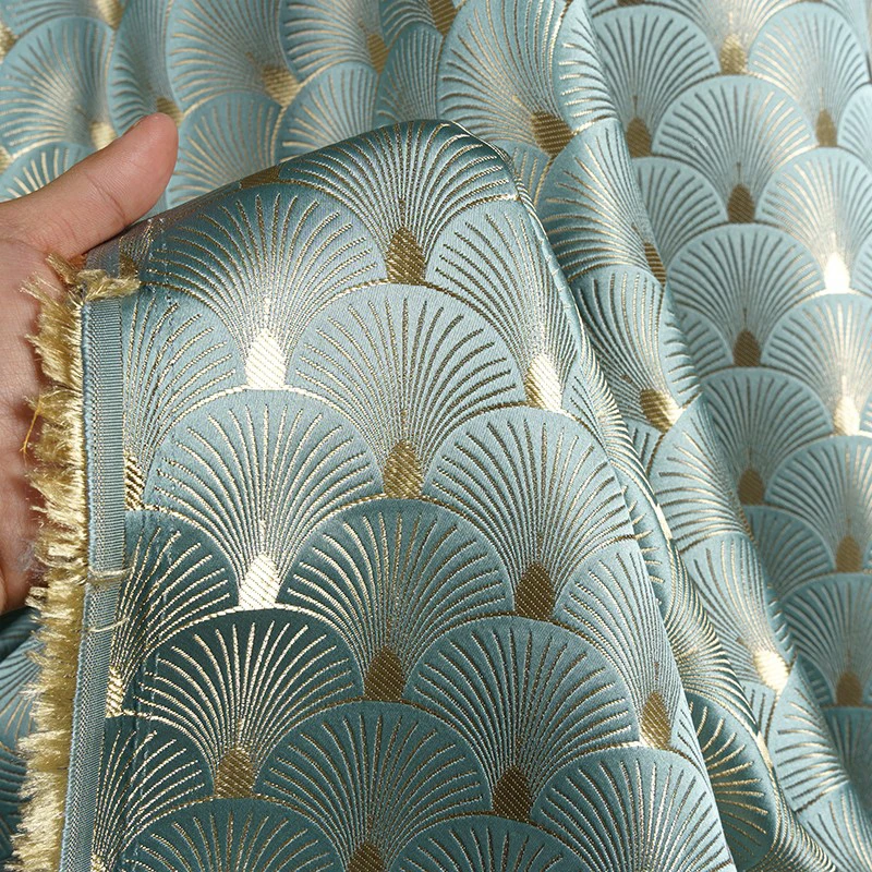 Ginkgo Leaf Fan Shaped Jacquar - đánh giá và giá Sewing Fabric