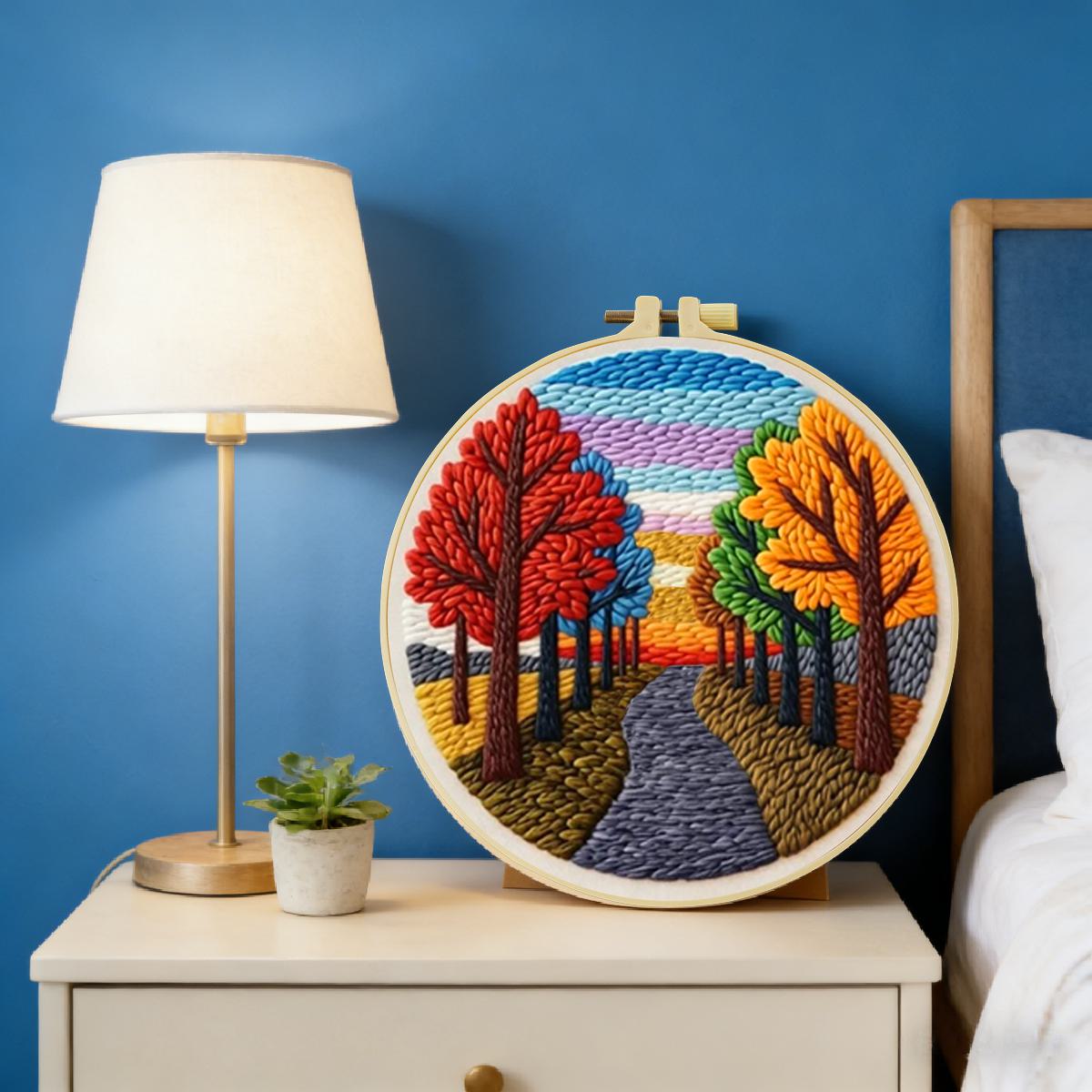 20X20CM/7.87inch Scenery Punch - đánh giá và giá Sewing Textile Art
