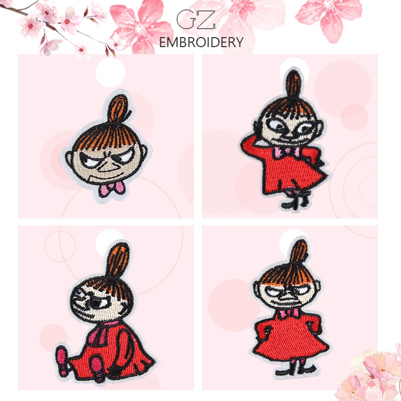 Moomin Cute Cartoon Embroidere - đánh giá và giá Iron On Patch