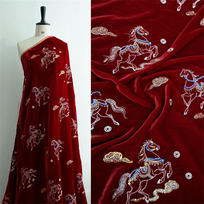 Autumn/Winter Thick Silk Velve - đánh giá và giá Sewing Velvet Fabric