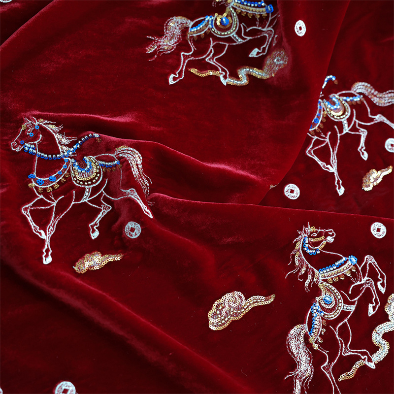 Autumn/Winter Thick Silk Velve - đánh giá và giá Sewing Velvet Fabric
