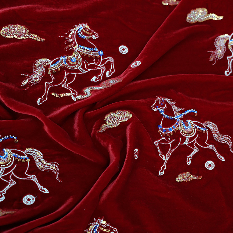 Autumn/Winter Thick Silk Velve - đánh giá và giá Sewing Velvet Fabric