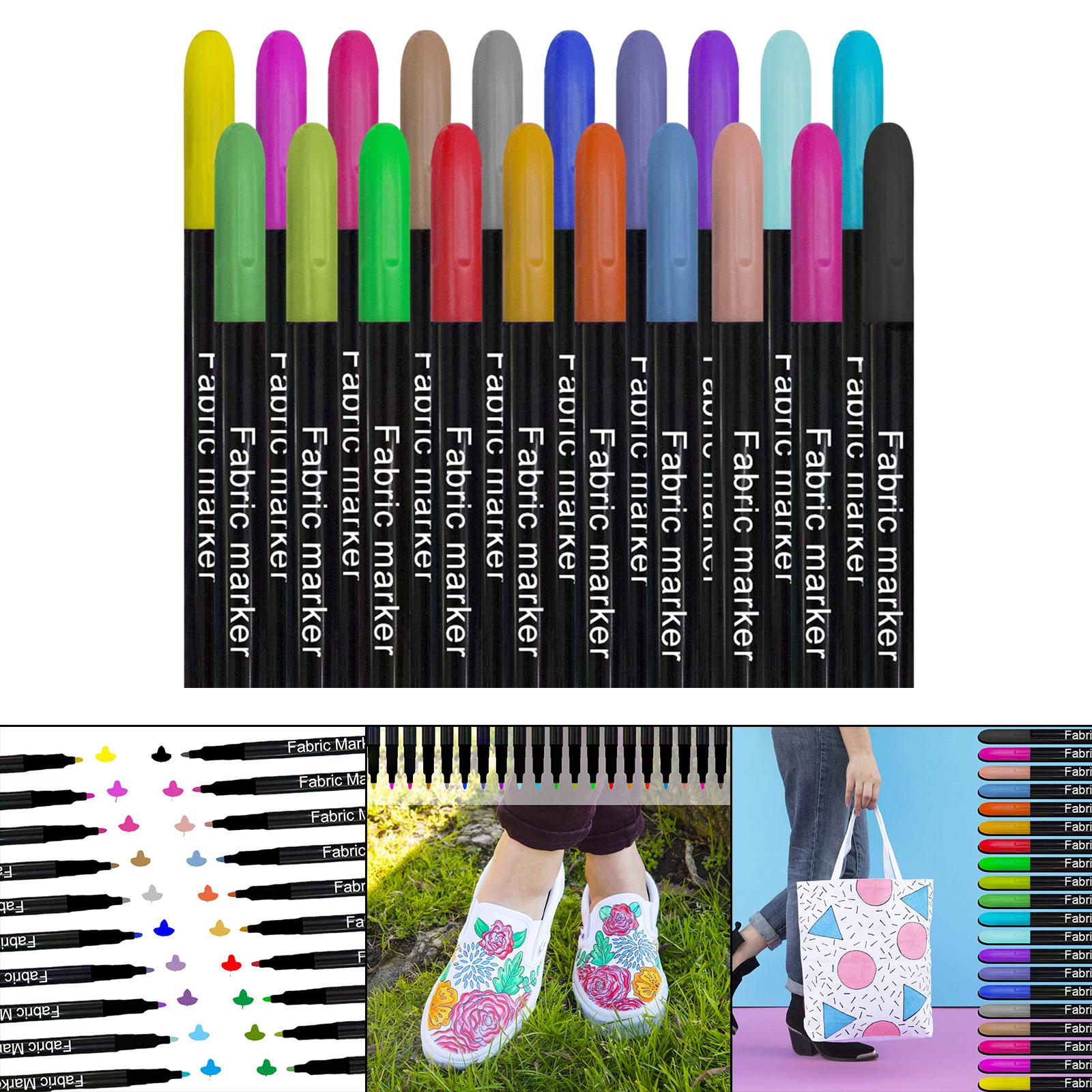 Colorful Fabric Markers Pens P - đánh giá và giá Sewing Textile Art