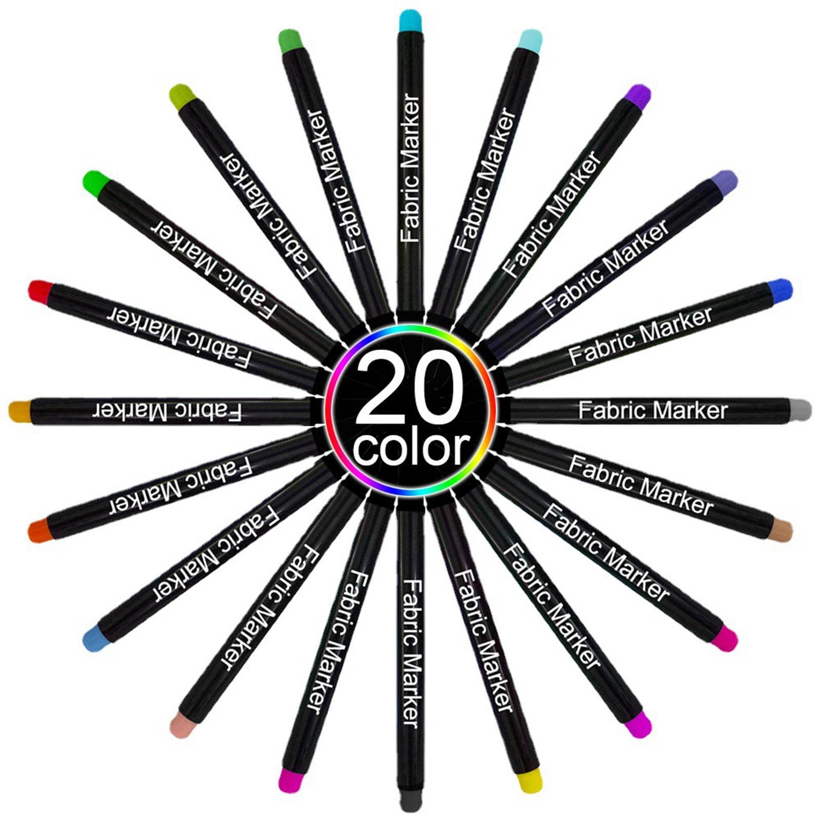 Colorful Fabric Markers Pens P - đánh giá và giá Sewing Textile Art