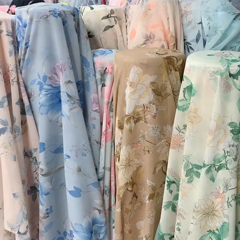 30D Bướm Voan In Vải Phong Các - đánh giá và giá Sewing By