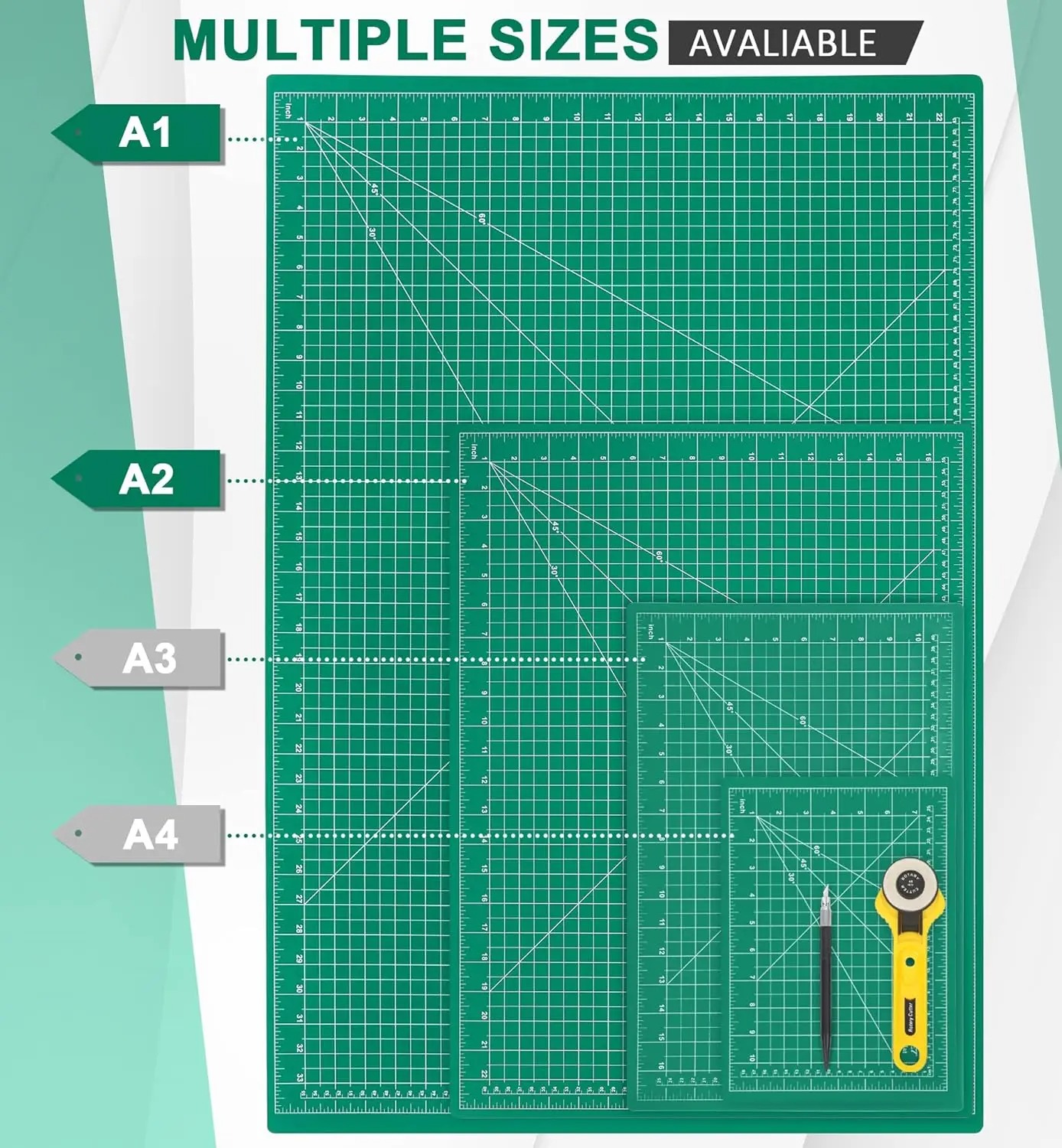 A2 A3 A4 A5 PVC Cutting Mat Do - đánh giá và giá Cutting Mat Self Heal