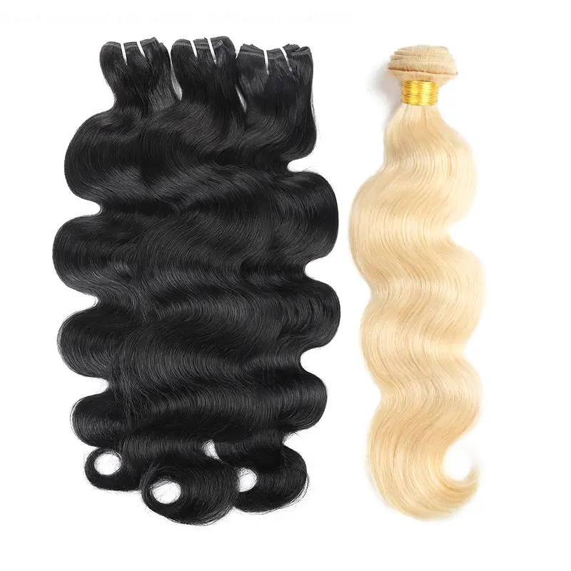 1B/613 Blonde Body Wave Bundle - đánh giá và giá Sewing Lab