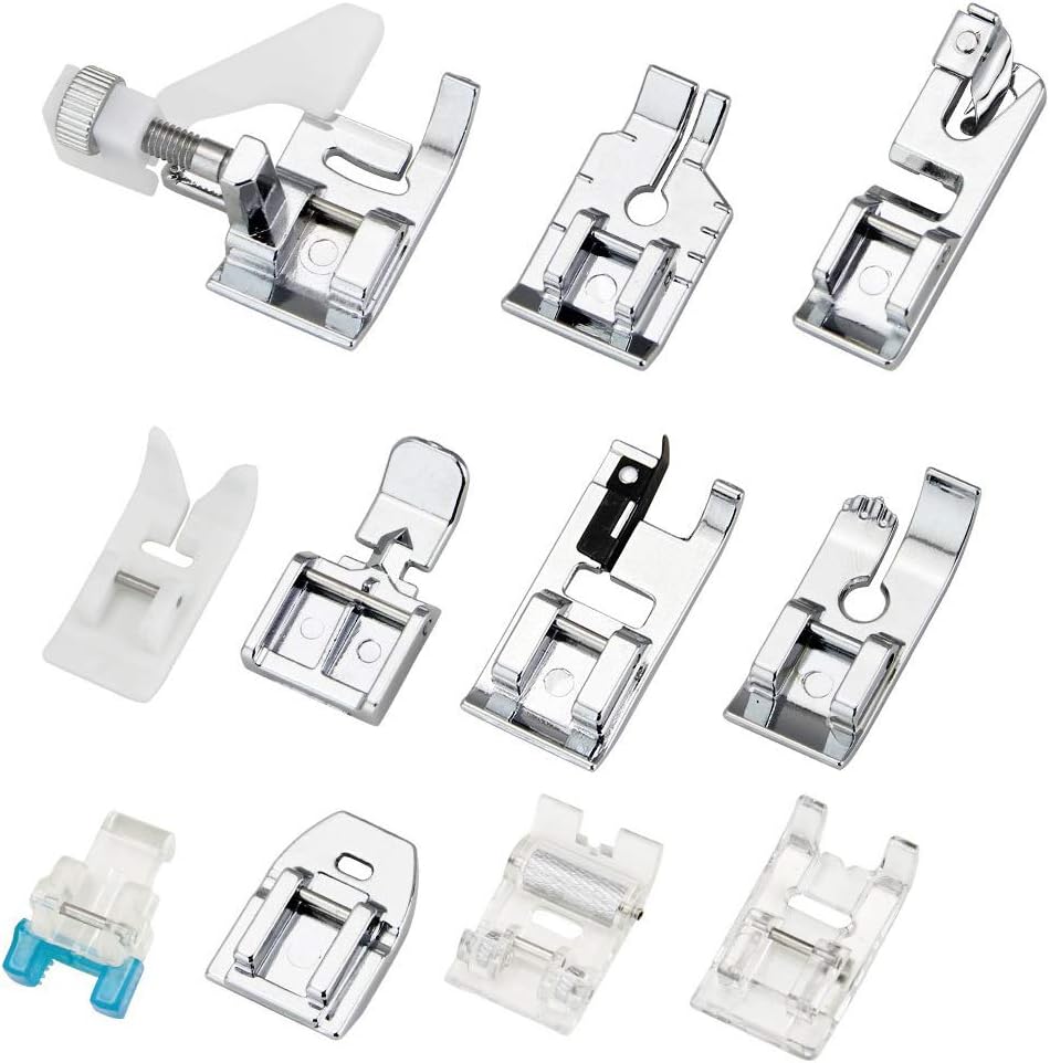 11Pcs Presser Feet Set - Walki - đánh giá và giá Rolled Hem Foot