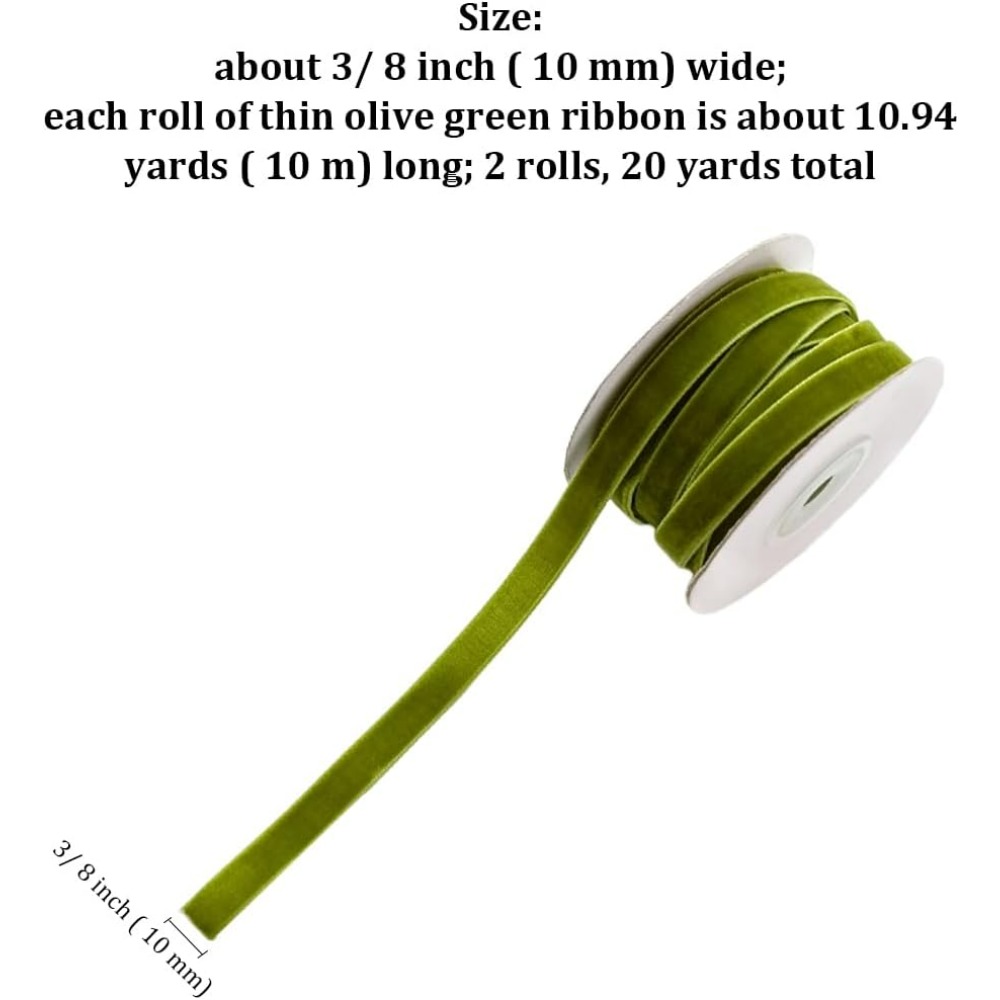 2 Rolls 21.88 Yards 3/8 Inch G - đánh giá và giá Sewing Velvet Fabric