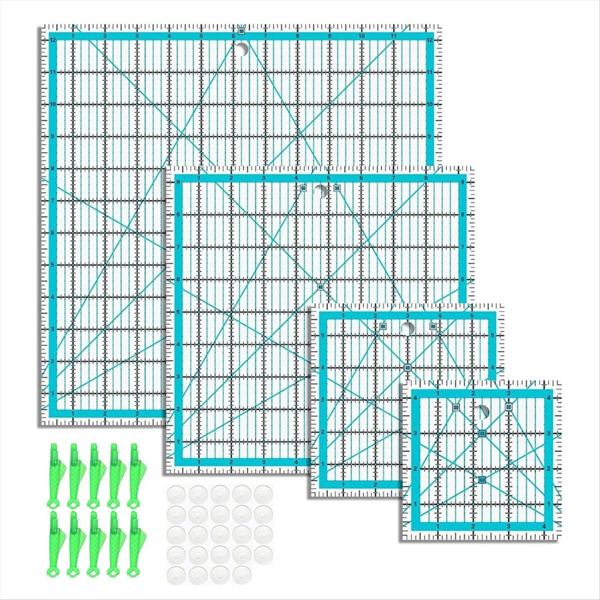 MALL 4pcs Quilting Rulers,Quil - đánh giá và giá Quilting Ruler Square