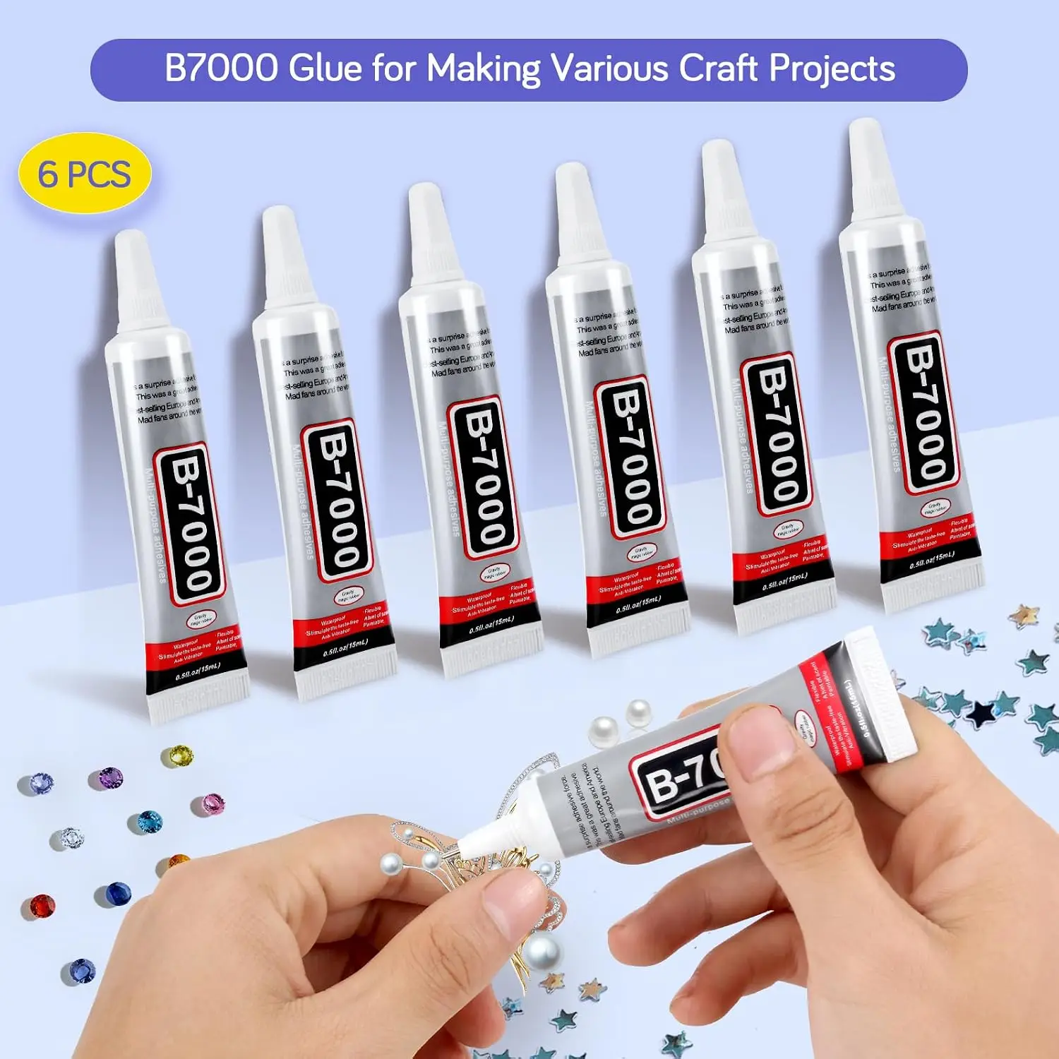 ICUTE-FITTDYHE 6PCS Jewelry Gl - đánh giá và giá Fabric Glue Bond