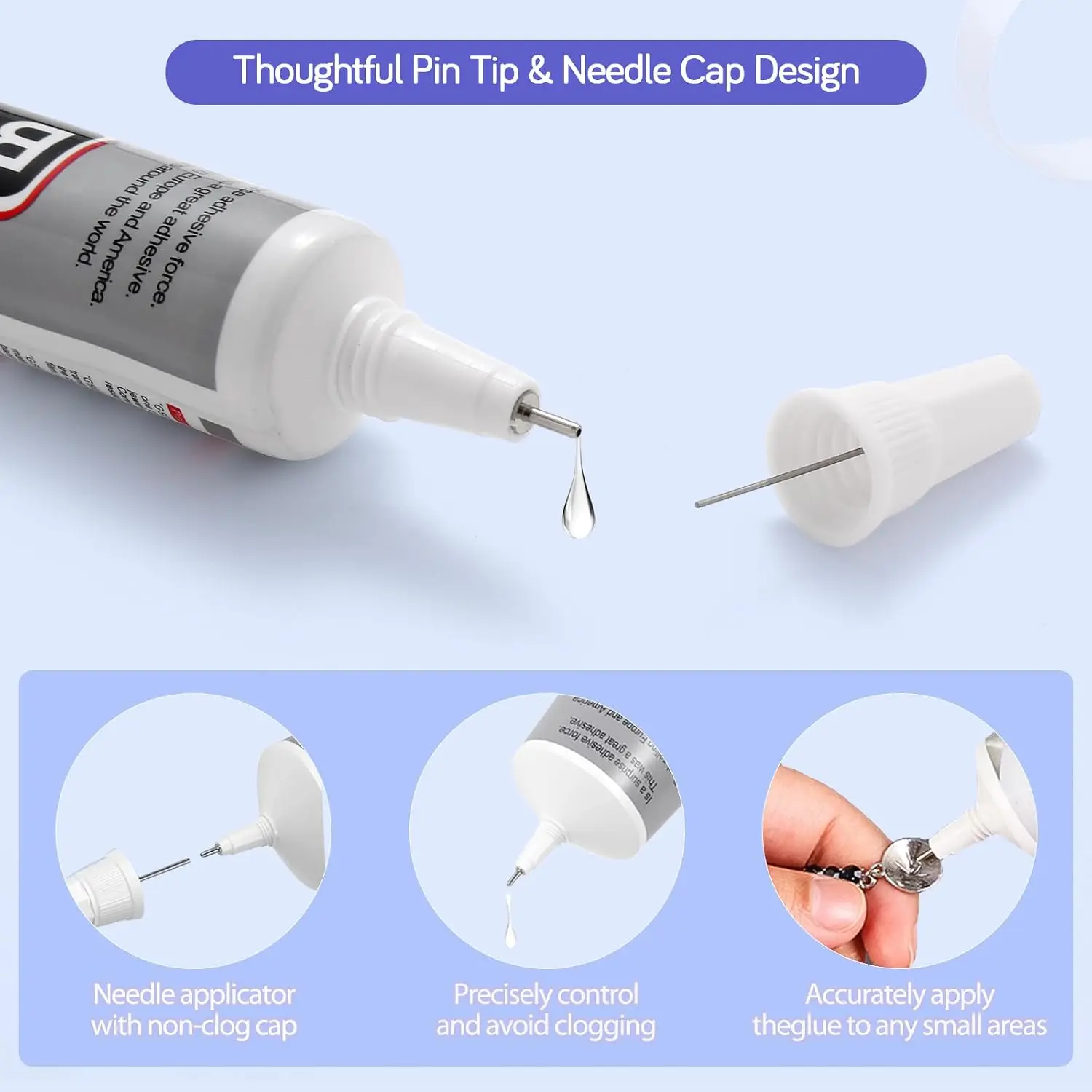 ICUTE-FITTDYHE 6PCS Jewelry Gl - đánh giá và giá Fabric Glue Bond