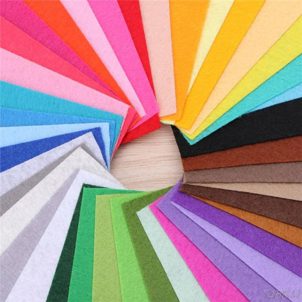 40Pcs Multicolor Nonwoven Fabr - đánh giá và giá Sewing Textile Art