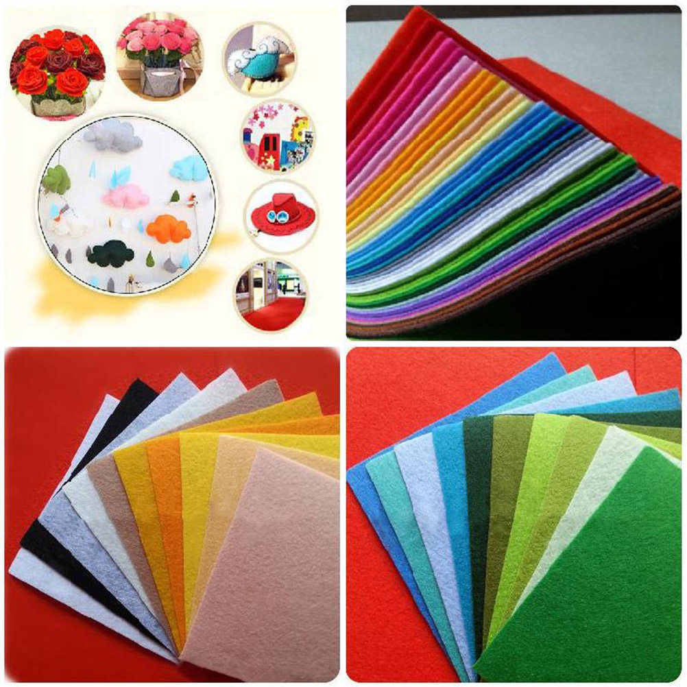 40Pcs Multicolor Nonwoven Fabr - đánh giá và giá Sewing Textile Art