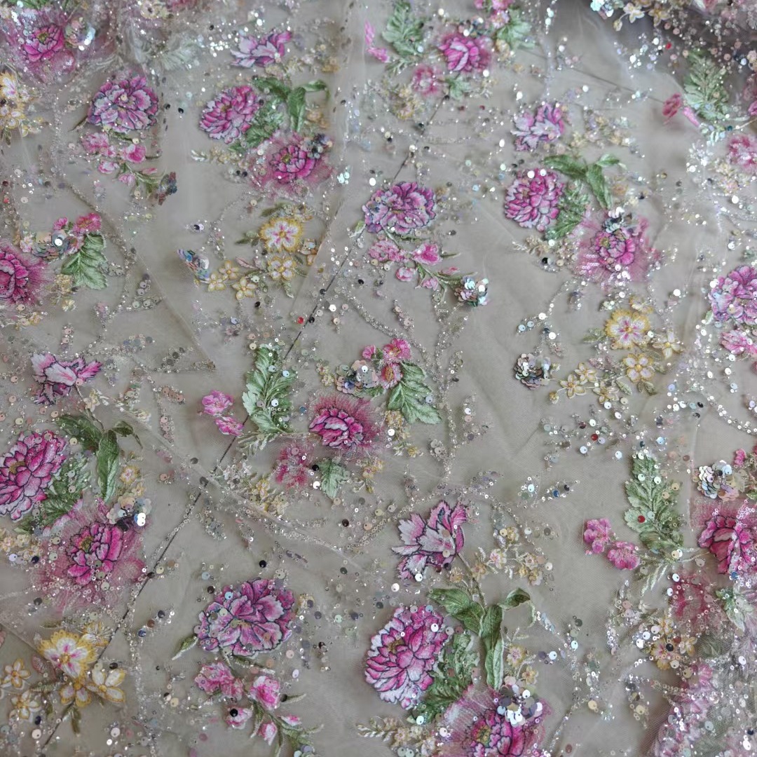 1M 120Cm Wide Luxury Beaded La - đánh giá và giá Sewing Textiles