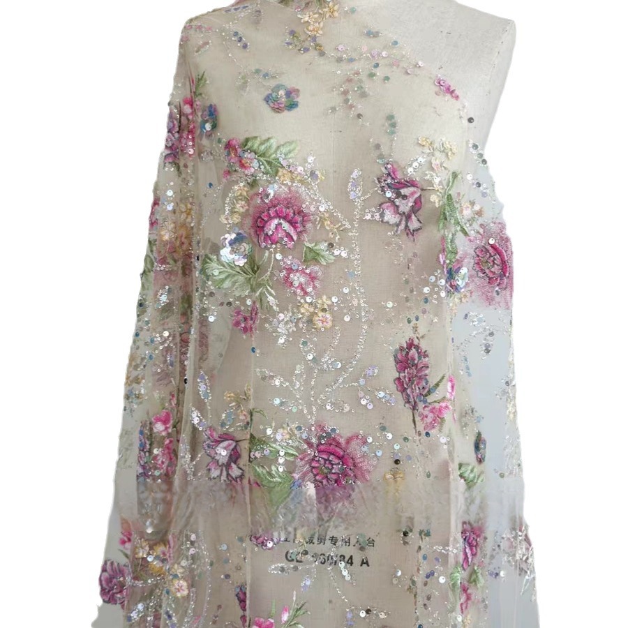 1M 120Cm Wide Luxury Beaded La - đánh giá và giá Sewing Textiles
