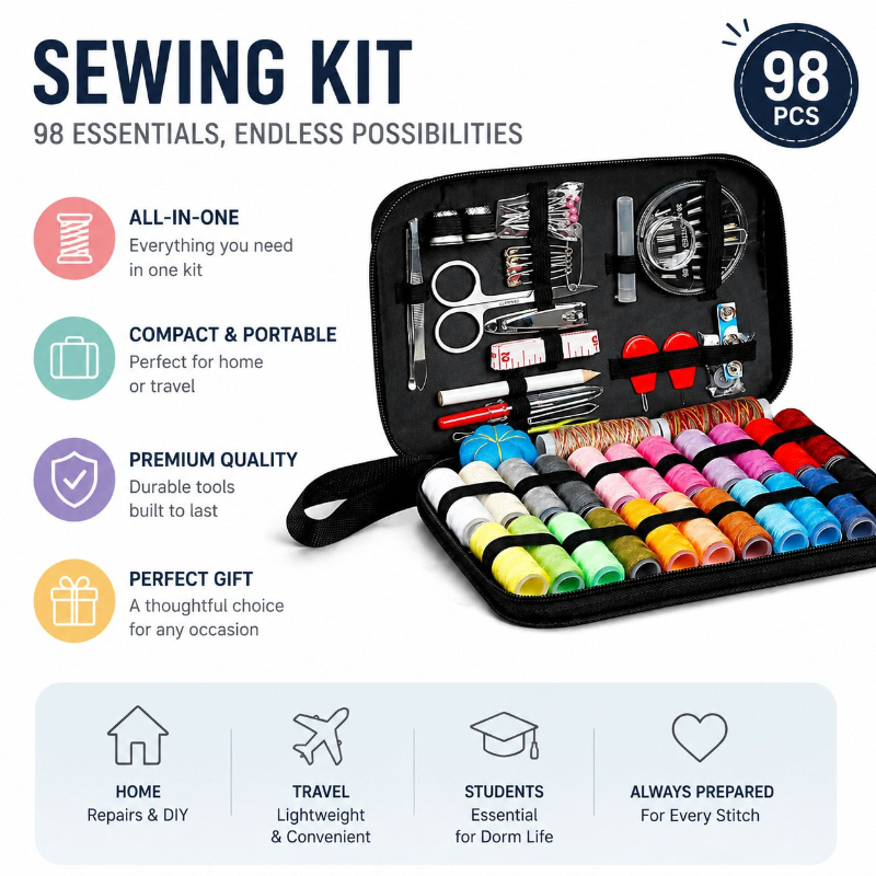 68/98PCS Sewing Accessories To - đánh giá và giá Sewing By