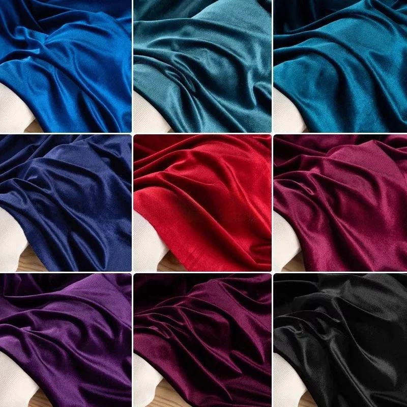 Solid Colored Velvet Fabric Fo - đánh giá và giá Sewing Velvet Fabric