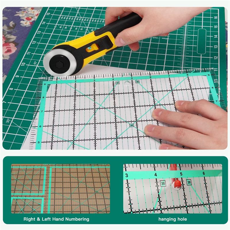 J1UL1N 4PCS Square Quilting Ru - đánh giá và giá Quilting Ruler Square