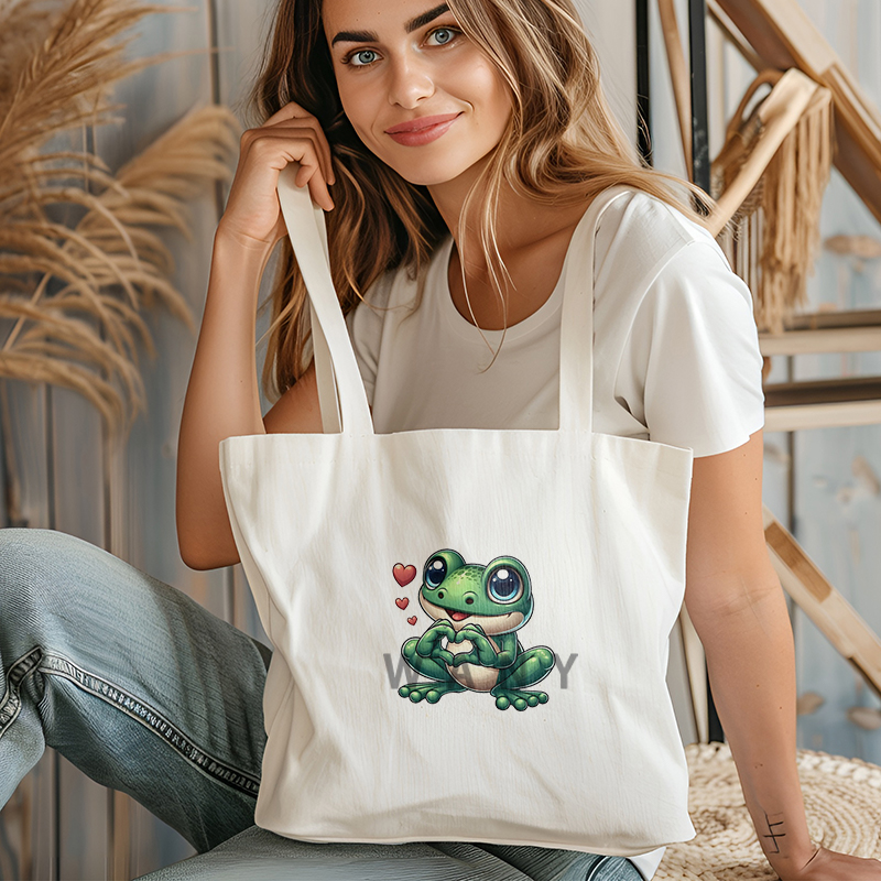A Cute Cartoon Frog Iron on Tr - đánh giá và giá Iron On Patch