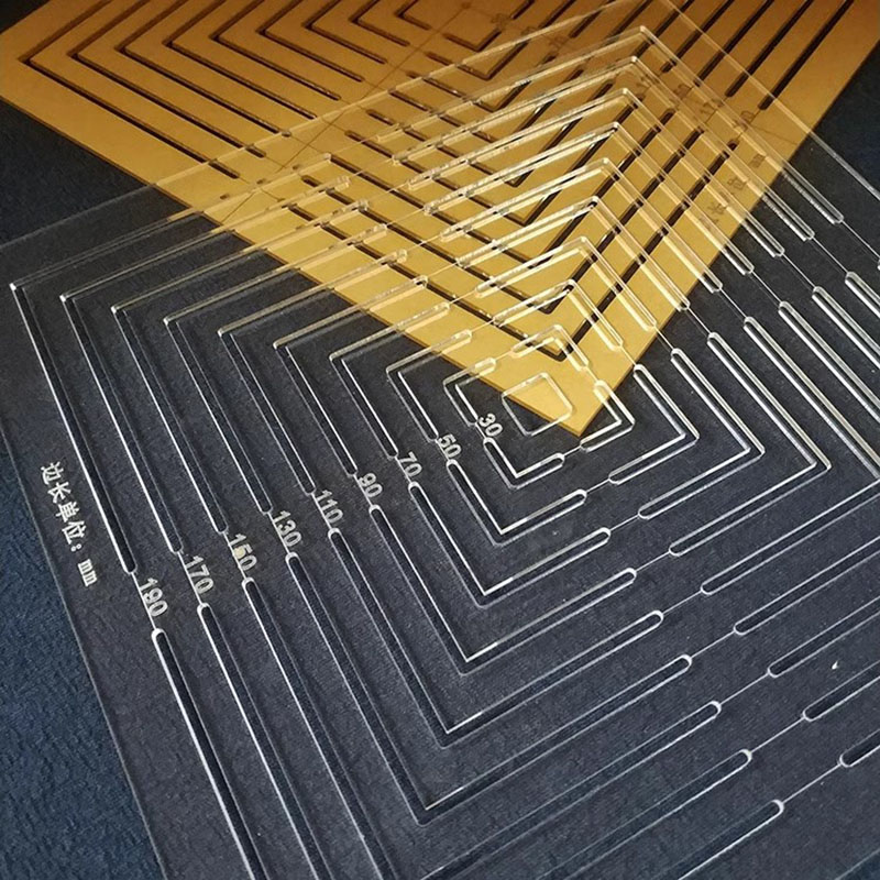 Square Shape Acrylic Ruler Emb - đánh giá và giá Quilting Ruler Square