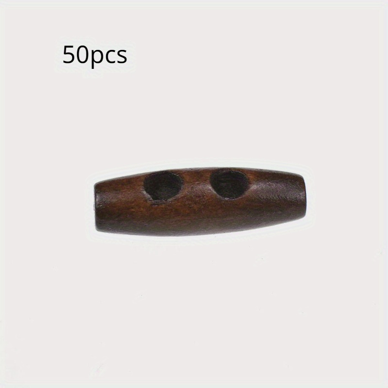 50pcs Recycled Wood Horn Toggl - đánh giá và giá Sewing Recycling