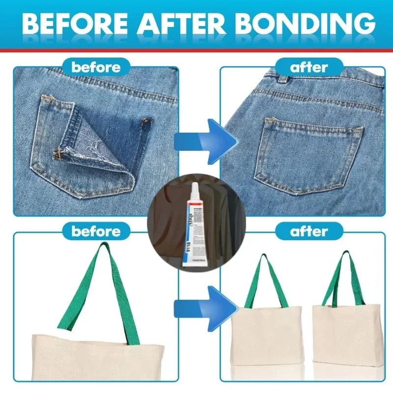 Flexible Clear Fabric Repair A - đánh giá và giá Fabric Glue Bond