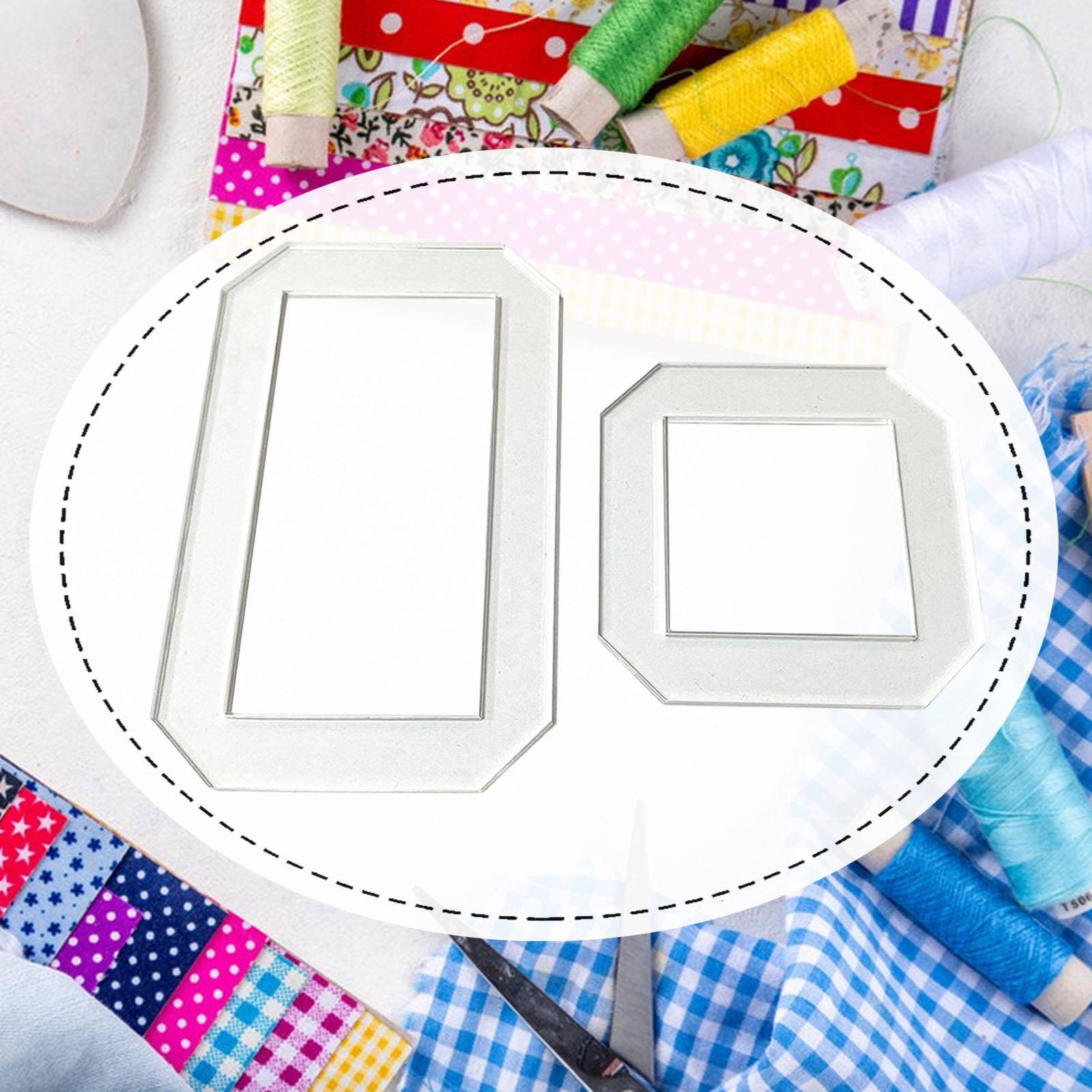 2Pcs Quilting Templates Quilt  - đánh giá và giá Quilting Ruler Square