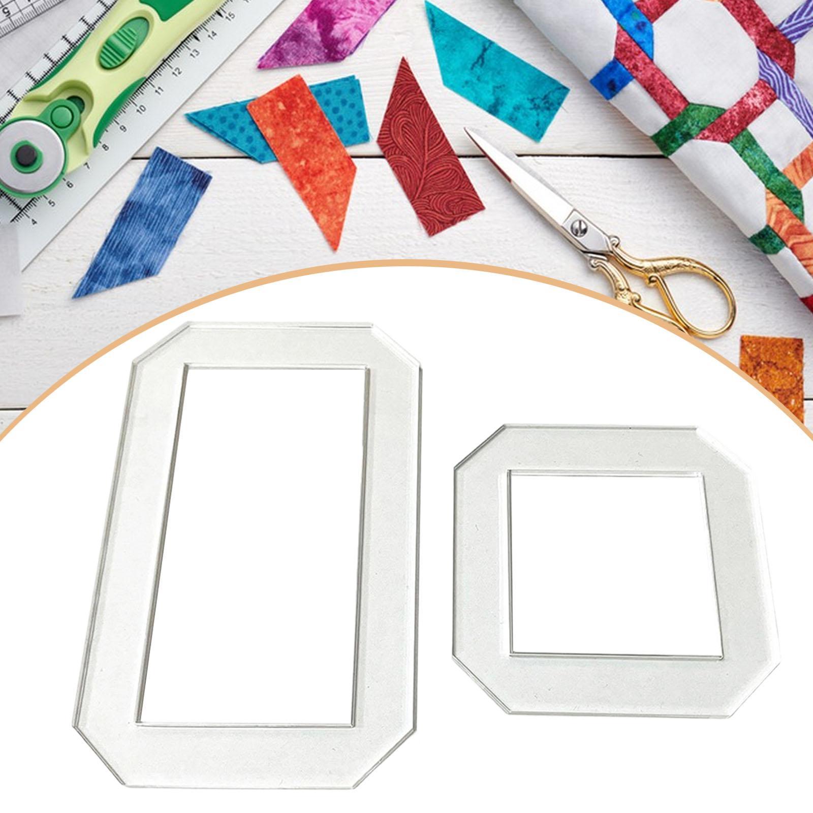 2Pcs Quilting Templates Quilt  - đánh giá và giá Quilting Ruler Square