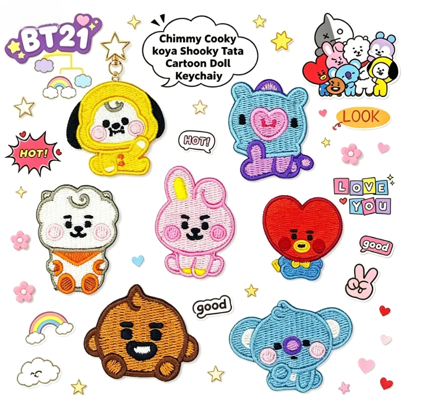 LINE FRIENDS BT21 All Characte - đánh giá và giá Iron On Patch