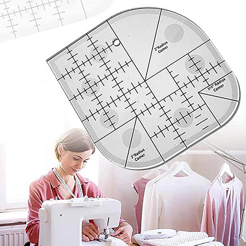 Curved Corner Cutter Quilt Rul - đánh giá và giá Quilting Ruler Square