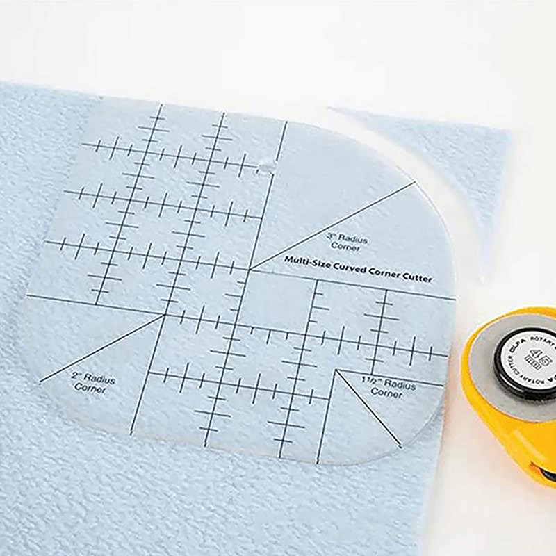 Curved Corner Cutter Quilt Rul - đánh giá và giá Quilting Ruler Square