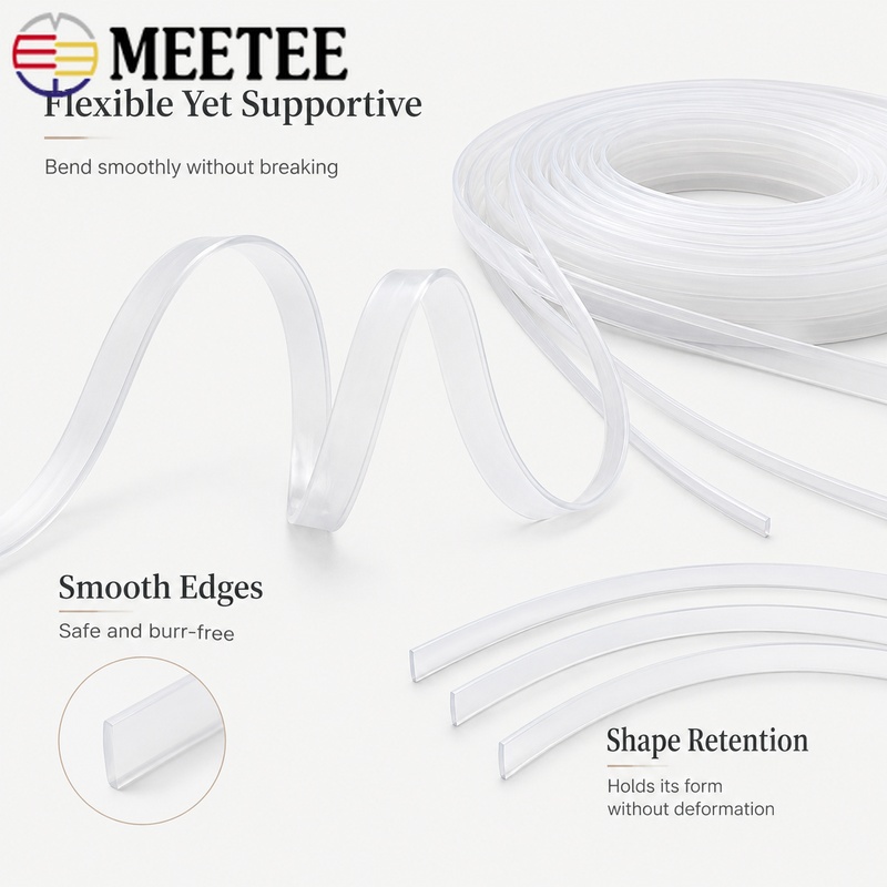 5M 4-12x1.3-2mm Clear Plastic  - đánh giá và giá Textile Sewing Support
