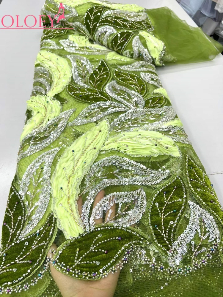 OLOEY Luxury African Sequins B - đánh giá và giá Sewing Velvet Fabric