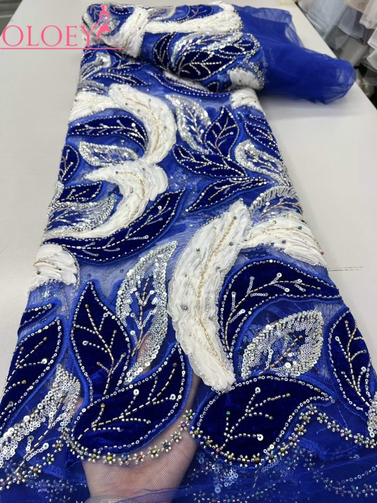 OLOEY Luxury African Sequins B - đánh giá và giá Sewing Velvet Fabric