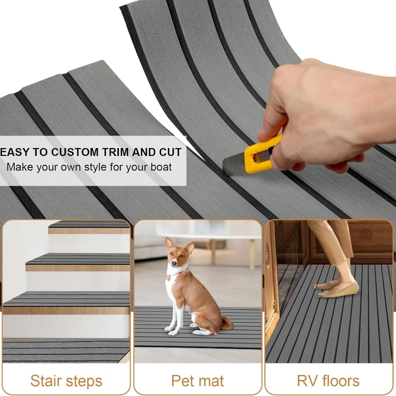 Faux Teak EVA Foam Boat Floori - đánh giá và giá Cutting Mat Self Heal