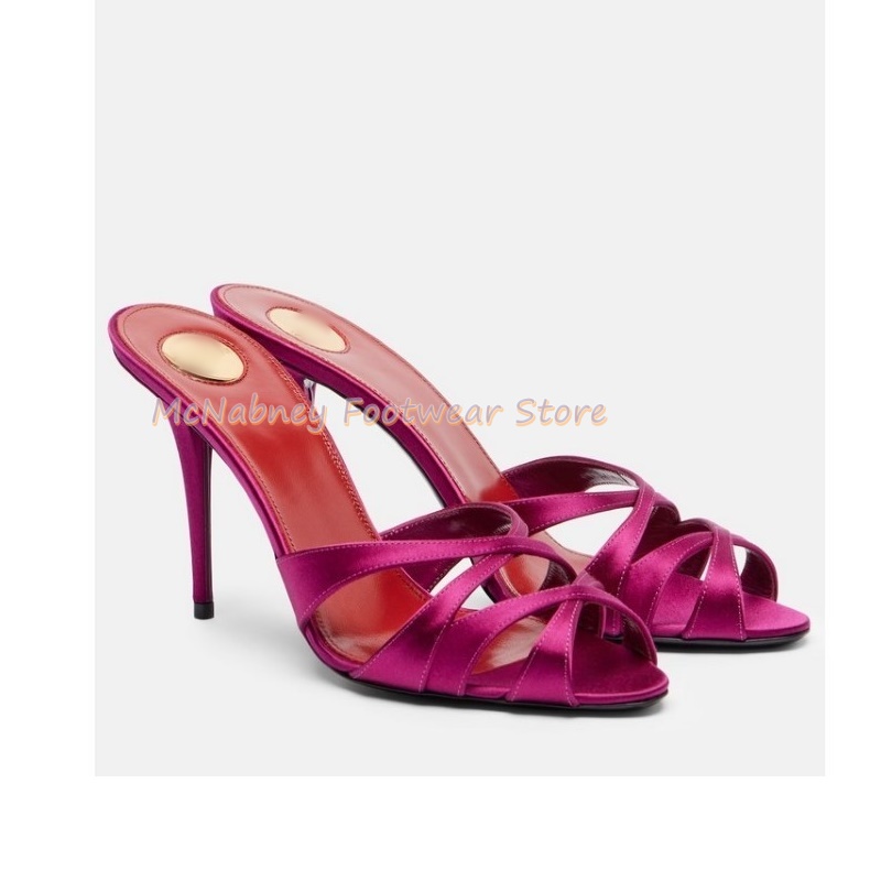 Pointed Stilettos Satin Fabric - đánh giá và giá Sewing Fabric