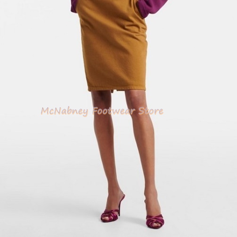 Pointed Stilettos Satin Fabric - đánh giá và giá Sewing Fabric